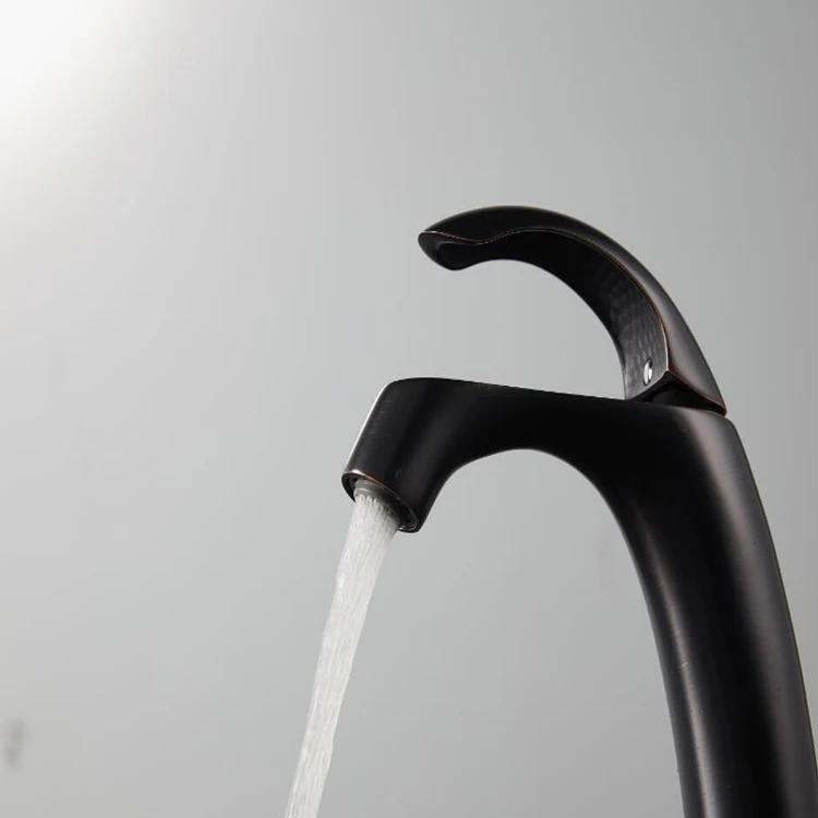 Unique Design Taps Manufacturer Free Standing Black Bathroom Sink Faucet Mixer