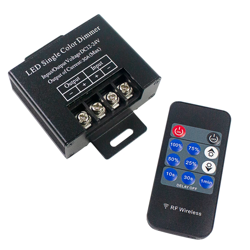 RF Wireless LED Remote Controller LED Dimmer Controller For Single Color Light dimmer switch for led Strip Light Accessories
