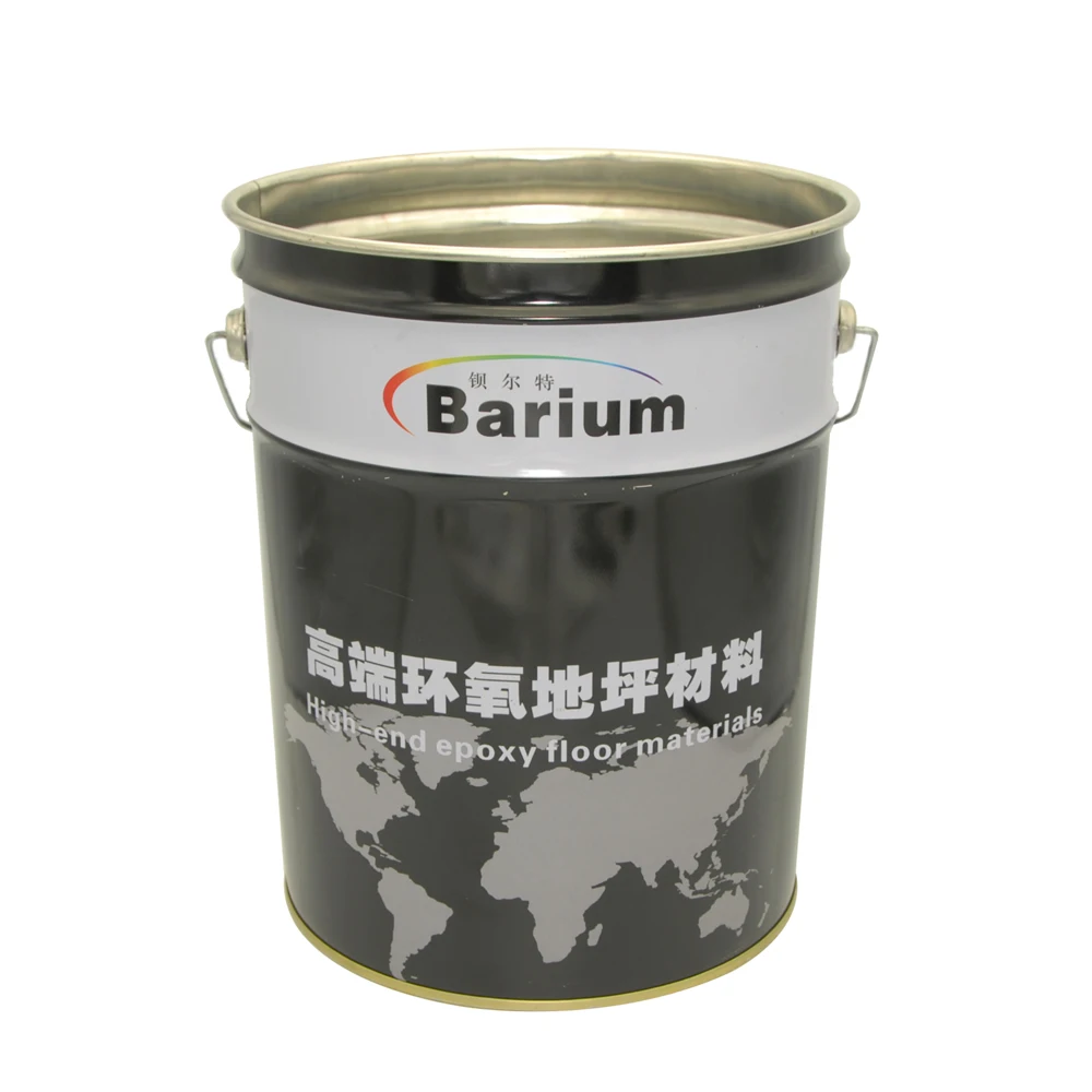18L/5Gallon Tinplate Metal Pail 20L Drum Barrel for Painting Round Shape Tin Container for Chemical Use