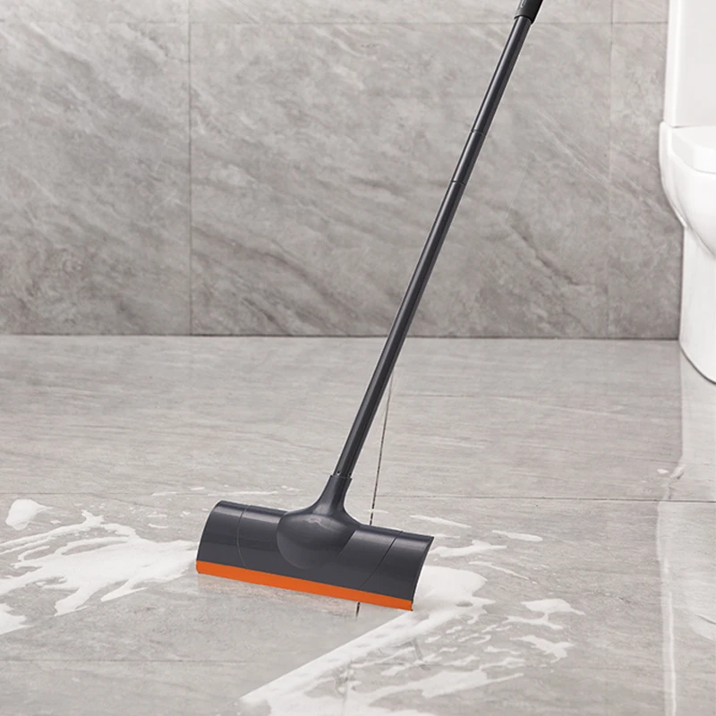 Jesun Multifunction Floor Squeegee TPR Glass Wiper Magic Broom Sweeper Soft Mop Window Squeegee for Tiles Glass Doors Kitchen