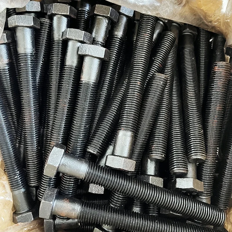 ANSI4140 ASTM A193 B7 A194 Gr.2H/ Gr.2HM Black Oxided Stud Bolt Hex Bolt Nut Studbolt Washer