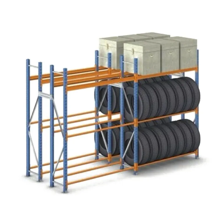 Powder Coated Boltless Warehouse Tire Storage Rack Heavy Duty Pallet Storage Racks