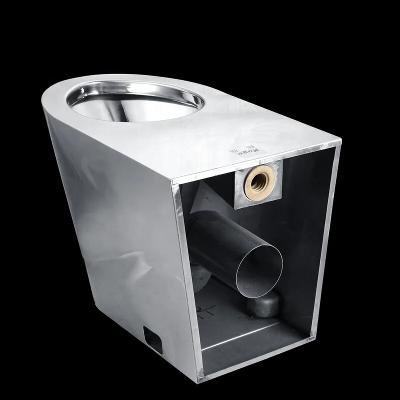 Modern watermark toilet stainless steel one piece toilet wc flush toilet manufacture