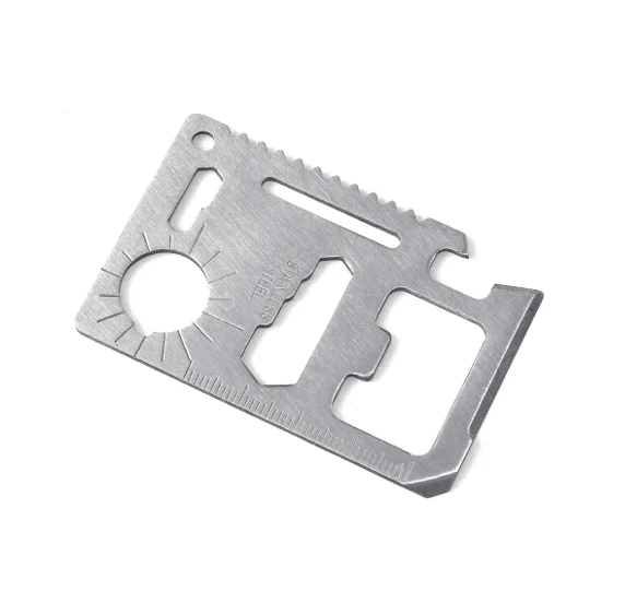 Oem Mini Pocket Card Life-saving Multifunctional Tools Outdoor Survival Tool
