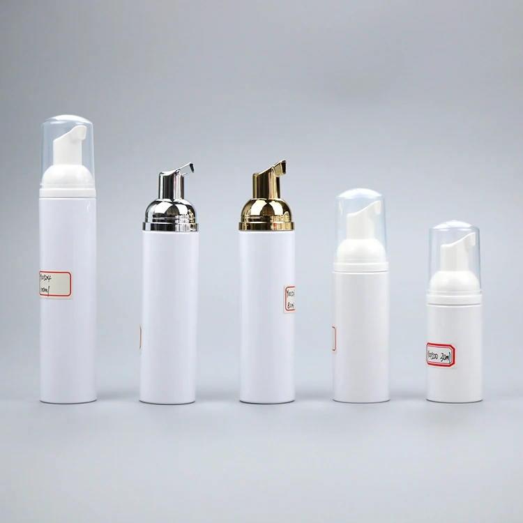 Custom Empty PET Plastic Facial Foam Pump Cleanser Wash Face Bottle