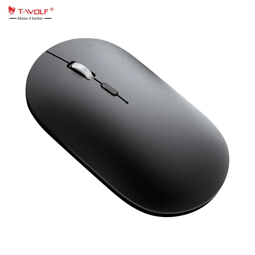 Custom Logo Wireless Mouse Rechargeable Slim Silent Mouse 2.4G Portable Mobile Optical Office Mouse with USB