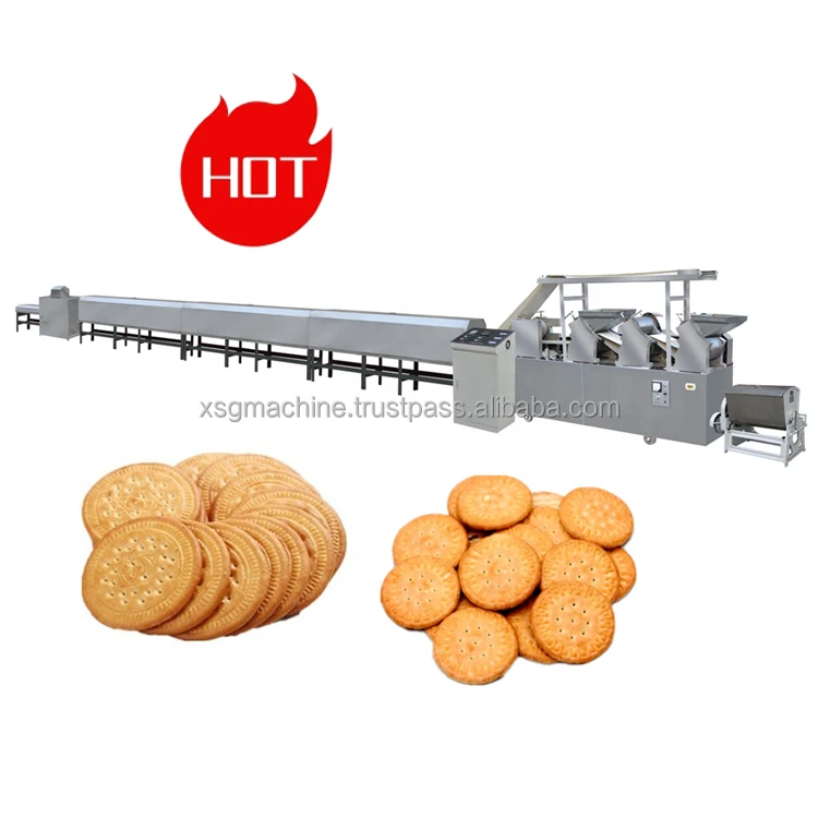 High Productivity Factory Cookies Machines Biscuit Production Line for Biscuit Manufacturing