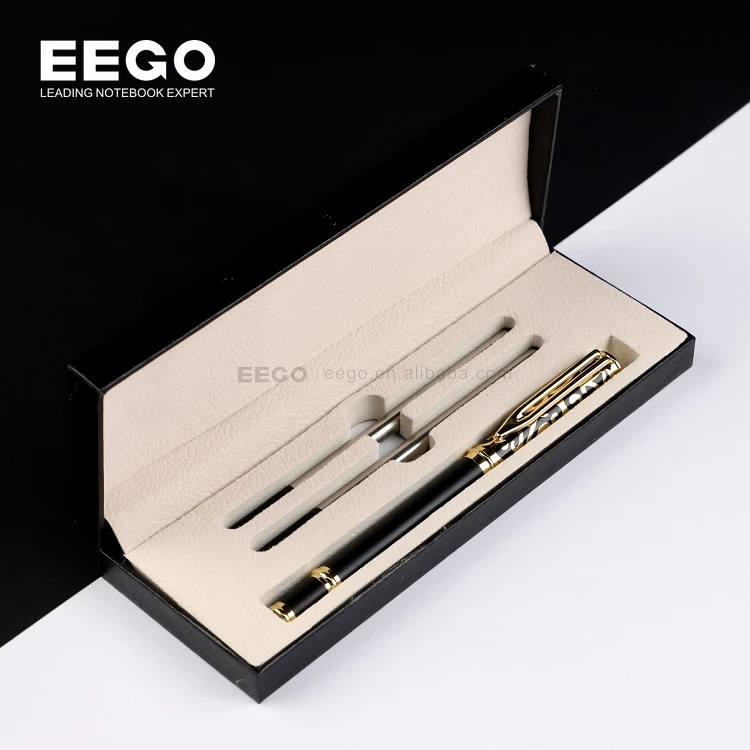 High Quality Personalised Premium Fancy Gift Metal Pen Ball Point Black Branded Gel Pens With Custom Logo