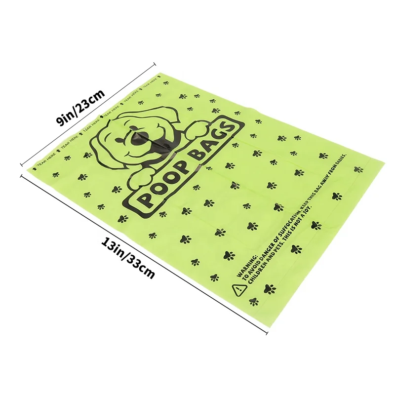 Manufacturer Custom Dog Poop Bag Disposable Shoveling Poop Bag EPI Biodegradable Large Capacity Poop Bag