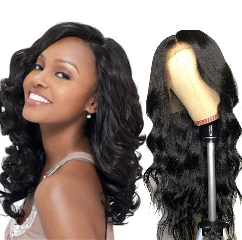 Заводская дешевая цена 30 34 36 дюймовый парик короткие длинные вьющиеся волнистые человеческие волосы парики на сетке спереди