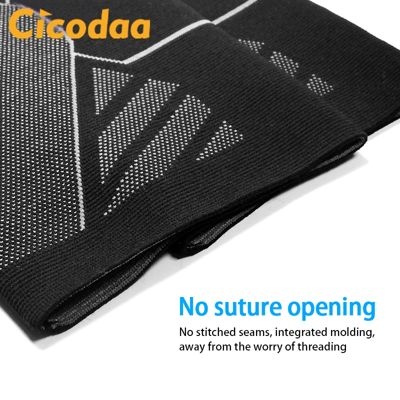 Custom New High Quality Compression Sport Basketball Football Leg Knee Cycling Leg Long Sleeve Knee Brace Support