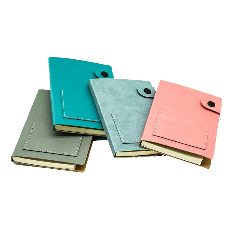 
Hot selling custom promotion mini kraft paper notebooks with pen 