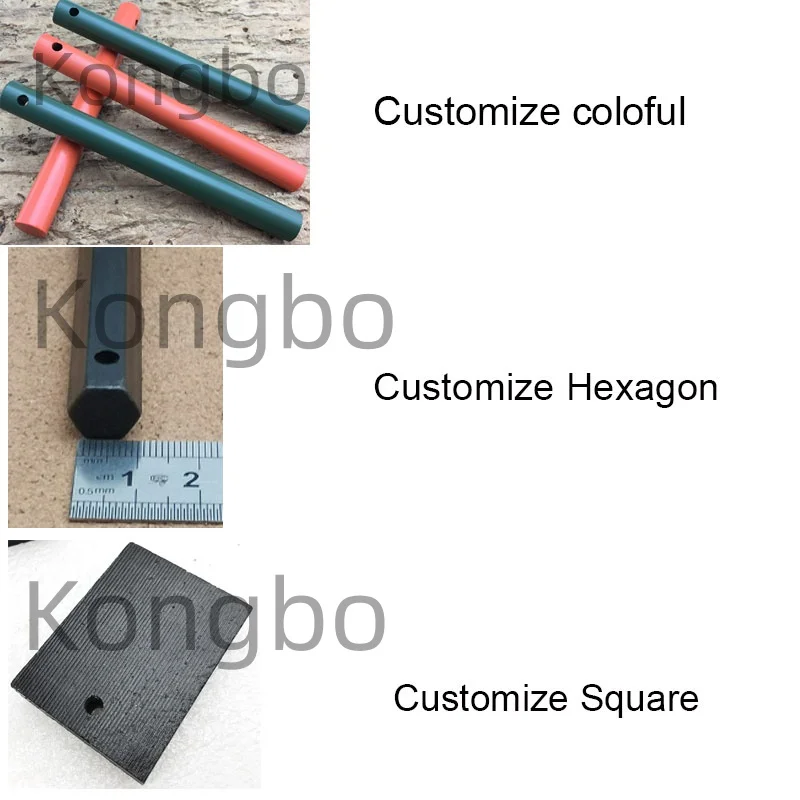 Kongbo 8*15mm Cuboid Waterproof Ferrocerium Rod Flint Fire Starter for Scooter Skating Board Toys