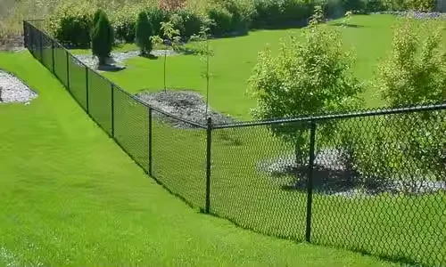Sustainable Galvanized Coated Chain Link Farm Fence Easy Assembly Steel Iron Frame for Sports & Garden Use Model Number 3D