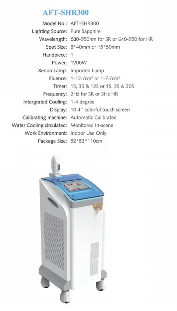 IPL hair removal device lasers skin rejuvenation AFT SHR series medical grade MDSAP Manufacturer Australia Market