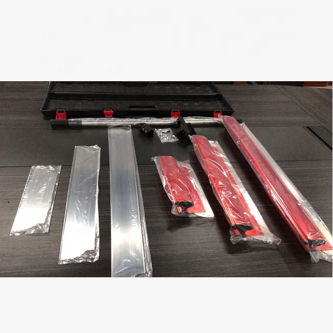 wall putty scraper SP-801 with extendable pole and plastic box