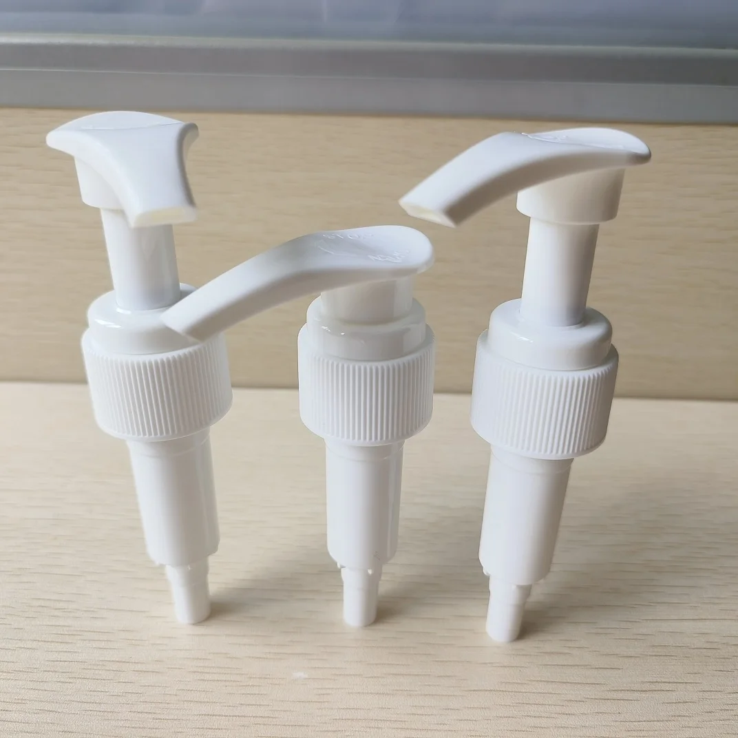 Factory  Wholesale 4CC Big Dosage Soap Pump 28/410 Plastic Soap Dispenser Pump White Lotion Pump For Cream Shampoo Bottle