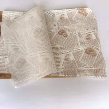 
Newspaper-like food packing paper foodstuff wrapping paper 