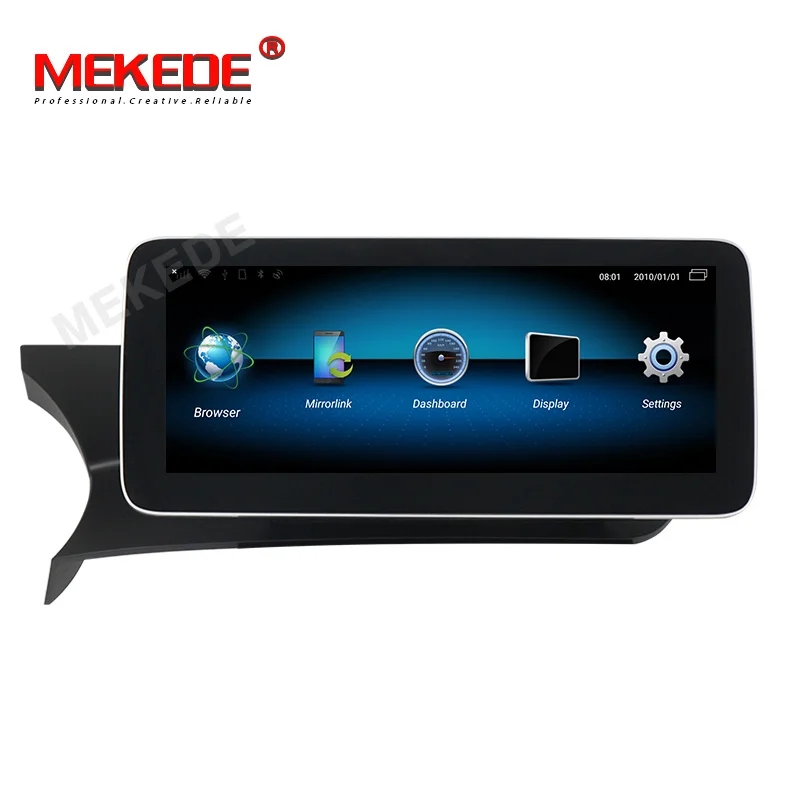 MEKEDE Android9.0 Quad Core 4+64G 10.25' full screen car radio dvd gps for Benz C Class W204 2011-2013 car multimedia system