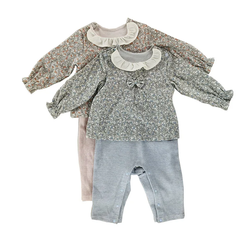 
Elegant pink baby organic clothes romper for Baby lovely warm cotton onesie 