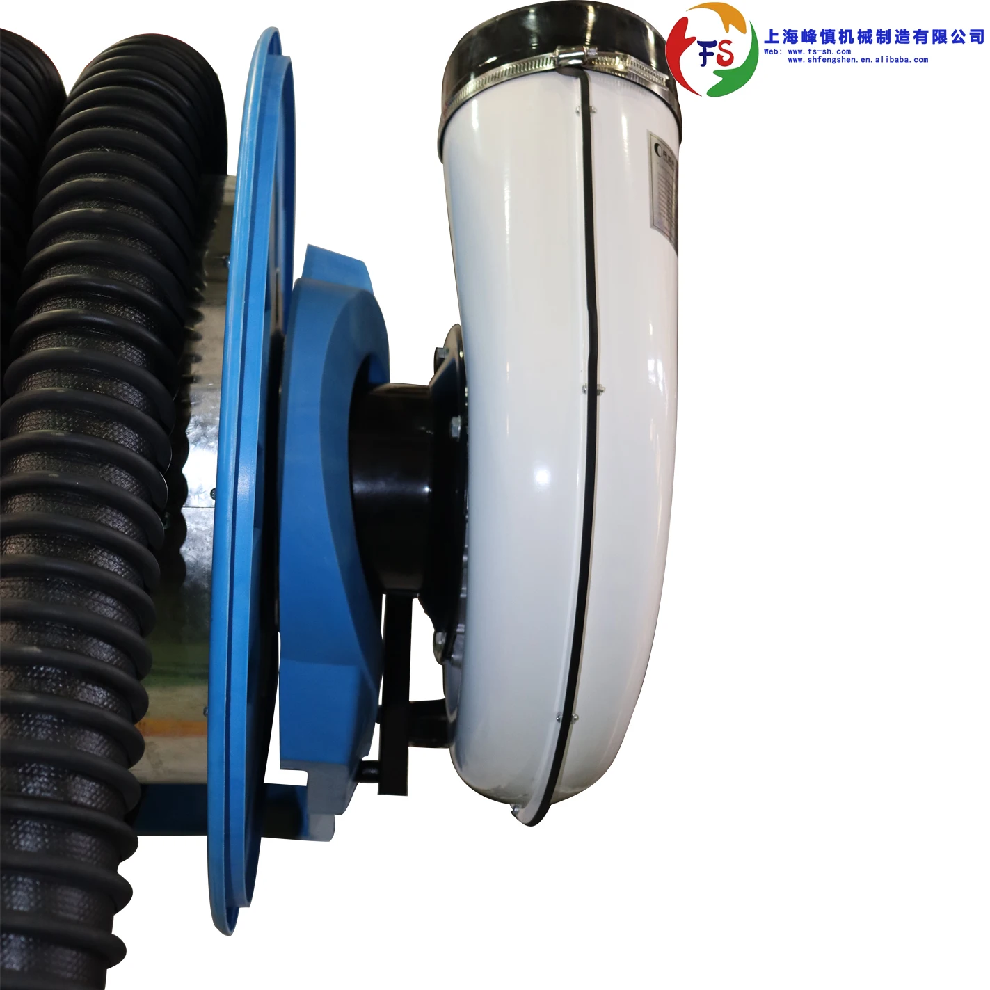 Vehicle Equipment Remote Control Switch Rewind Hose Reel for Capture Exhaust Smoke