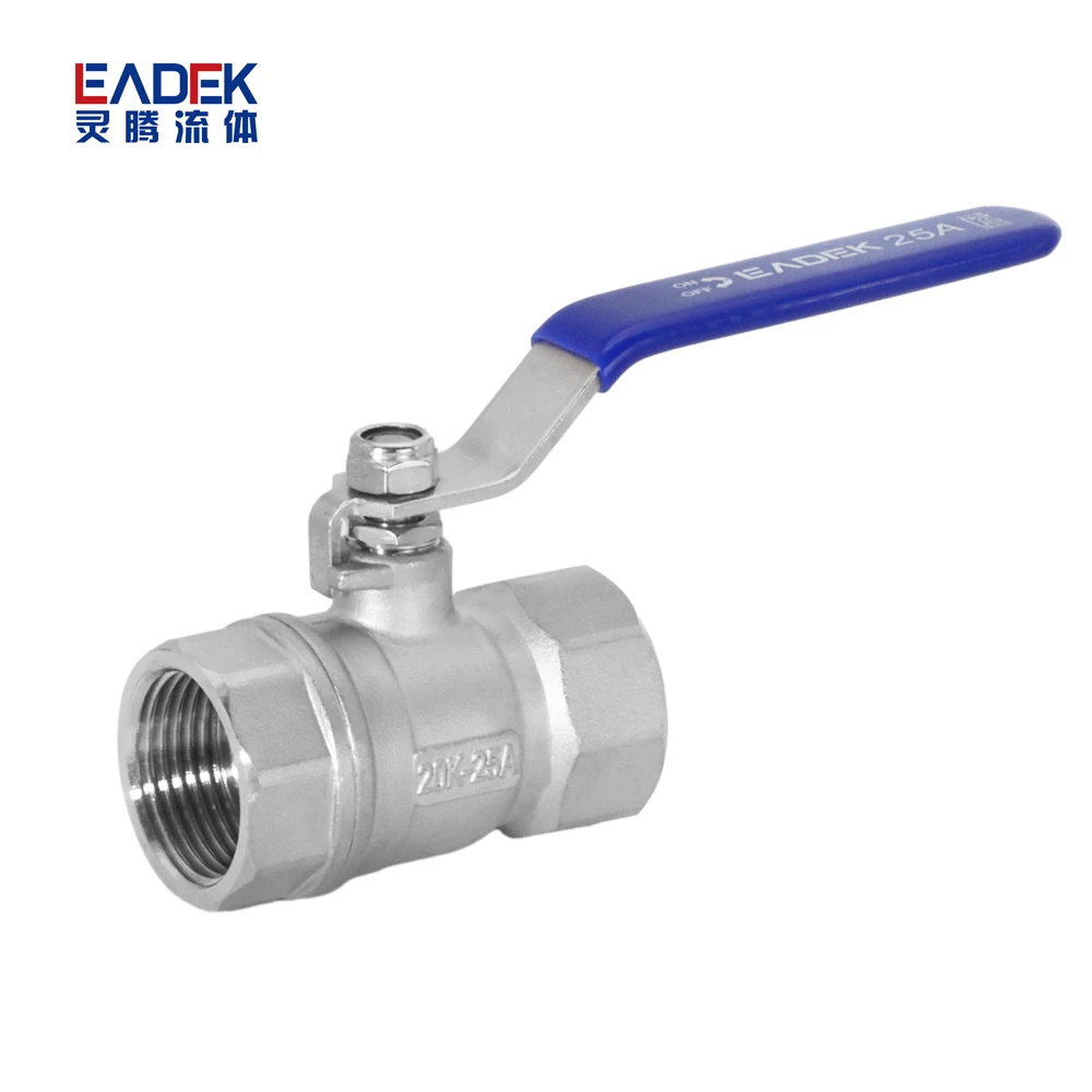 Manufacturer ss304/ss16 2pc Water Oil Gas Stainless Steel 304 Reducing  Ball Valve