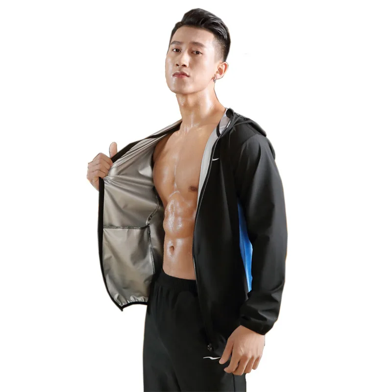 Factory wholesale custom logo Men Slimming Waist Trainer Bodysuit Shapewear Tummy Control Sweat Sauna Suit For Weight Loss