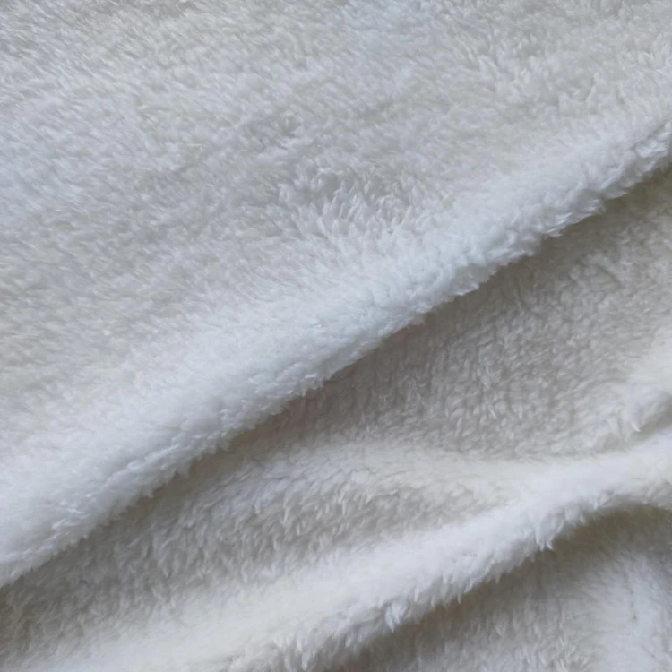 China Supplier high quality selling knitted plush fabric