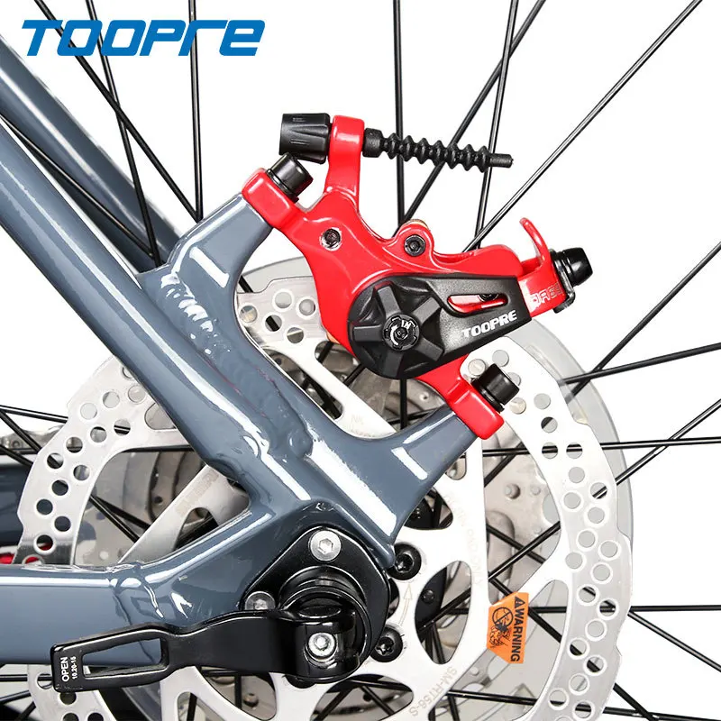 TOOPRE Mountain bike Disc Brake Aluminum alloy Front F160-R140 Rear F180-R160 Electric Bicycle Dual-drive Piston Brake Caliper