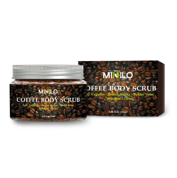 Private Label Organic Face And Body Skin Whitening Peeling Coffee Body Scrub Body Coffee Scrub