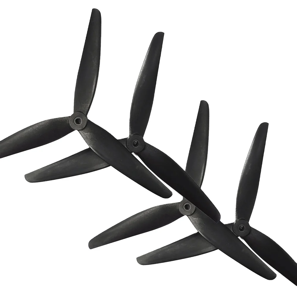 New Qx-Motor  1050 10 Inches 3 Blades Folding Propeller, Rc Aircraft Folding Propeller For Multi-Axis Aircraft Models