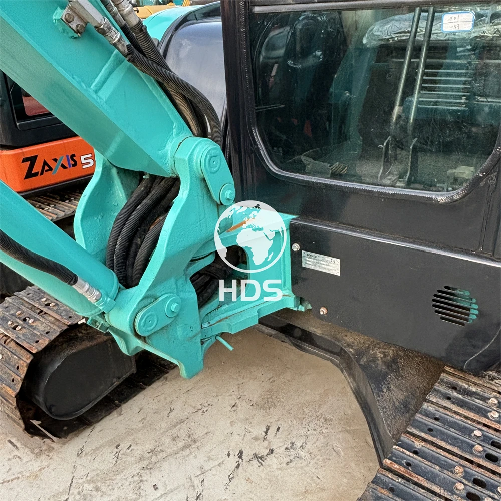 Экскаватор Kobelco SK55 SK55SR б/у гусеничный экскаватор с лезвием бульдозера низкая цена мини-экскаватор для продажи