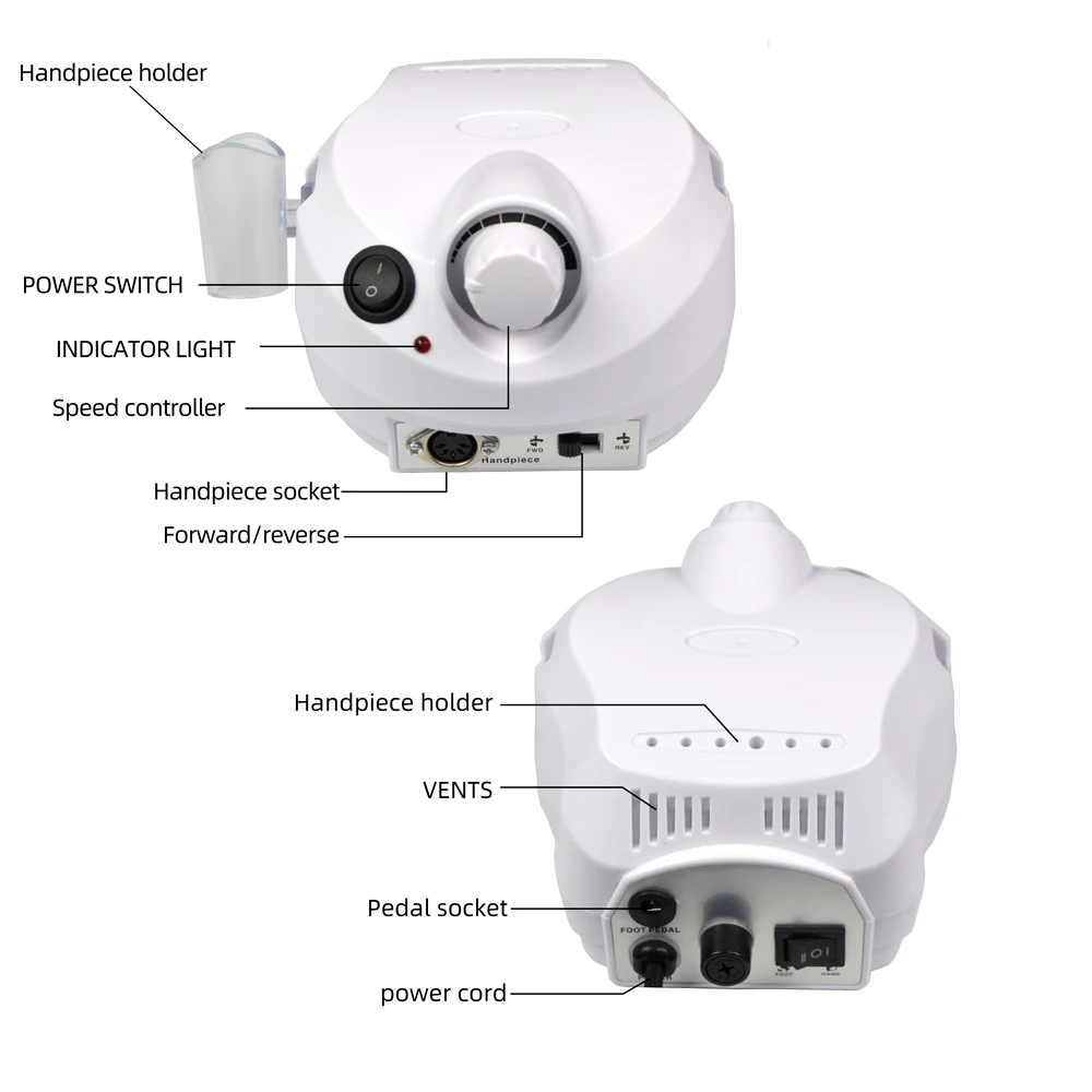 High Quality top sales Shaper Electric Nail Drill machine 35000 rpm Gel Polish Manicure Tool Set