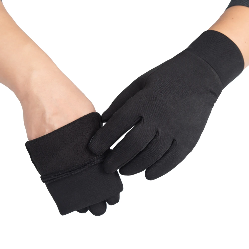 Custom logo sports morning run warm touch screen windproof gloves
