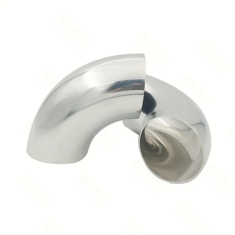 DEYI 90 Degree Stainless Steel Pipe Fittings Butt Welded Elbow