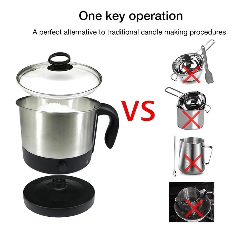 1.5l Electric Wax Melter Pot Heater Candles Professional Wax Warmer Melting Machine