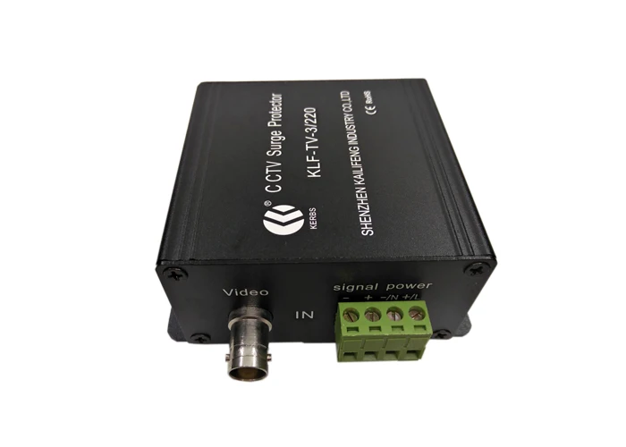 3 in one cctv camera lightning protection cctv bnc video power data surge protector