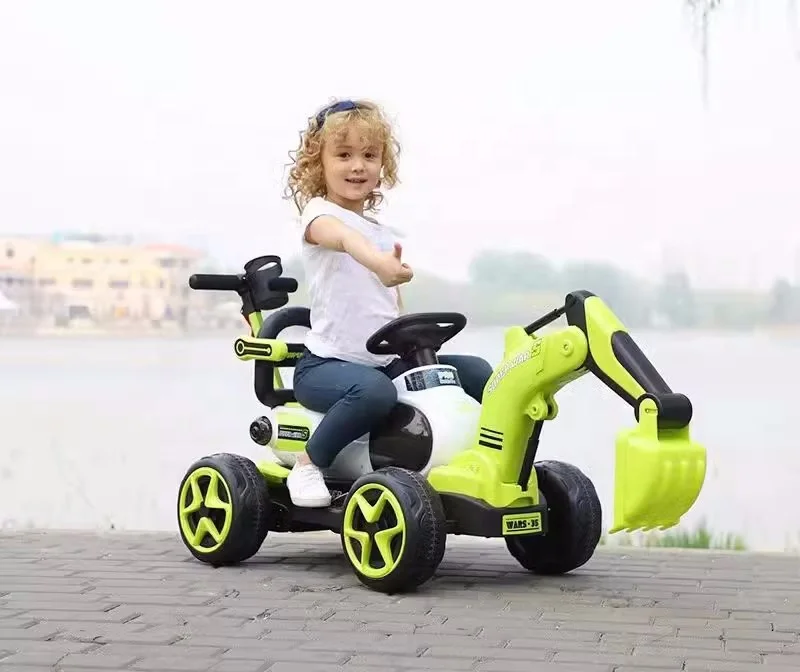 Best gifts kids wholesale fashion electric car baby car toy child ride on car excavator toy