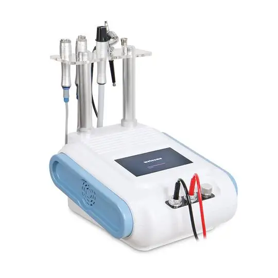 New 5 In1 Smart RF Bio Vacuum Roller Face Lifting Microdermabrasion Spray Machine