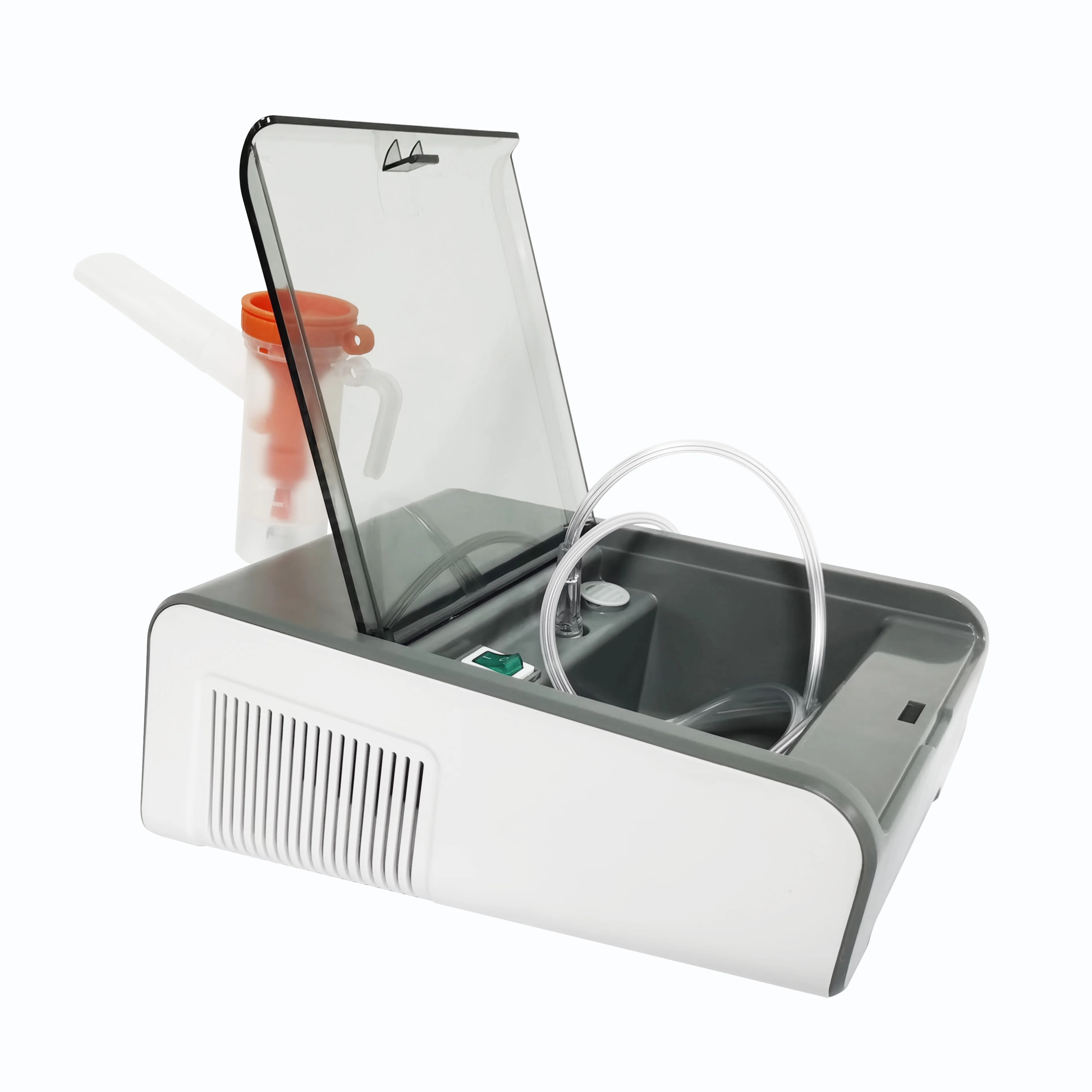 CE ISO High Quality Portable Piston Air Compressor Nebulizer With Accessories Inhalator Medical Nebulizer Machine