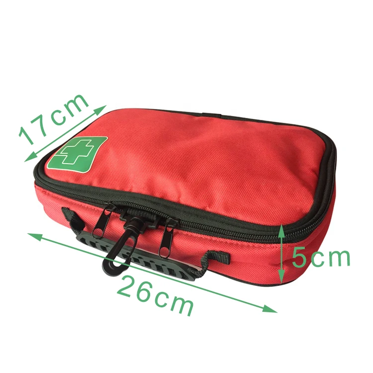 Custom Logo Large Capacity Healthy Medical Bag Carrying Empty First Aid Box Case Emergency Bag with Rubber Handle