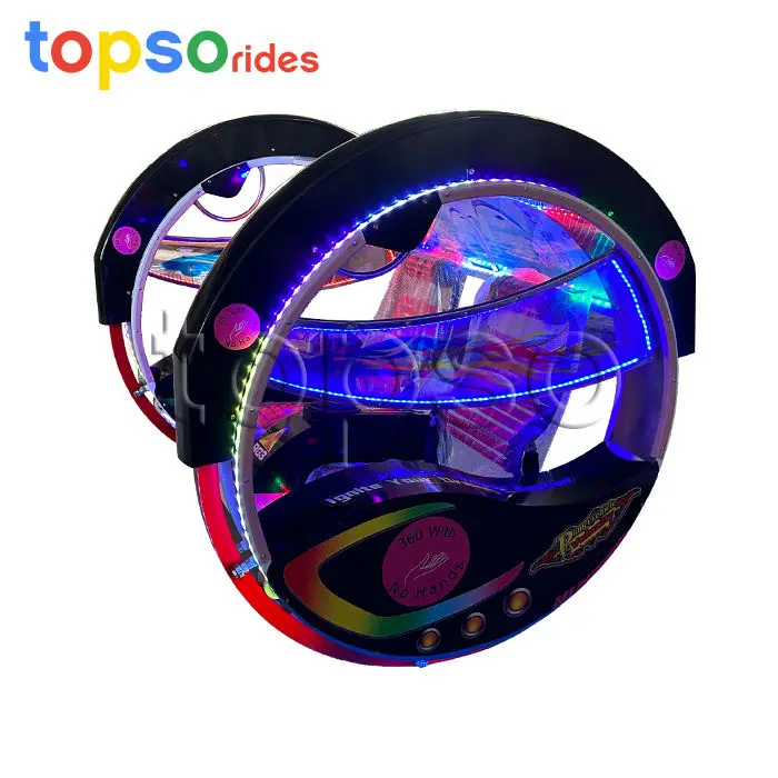 Fun Fair Playground 180 Rolling Cars Happy Balance Car Happy Swing Car Rides For Sale