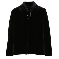 Winter Luxury Leather Man Mink Fur Jacket Coat Winter Jacket For Women