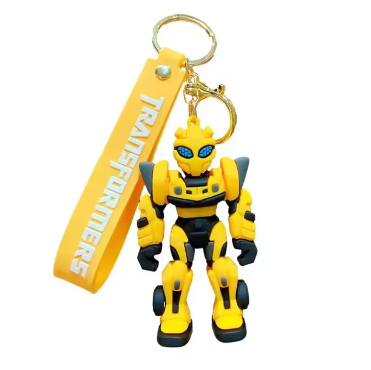 OEM Cartoon Robot Doll Keychain Frozen School Bag Pendant Keyring