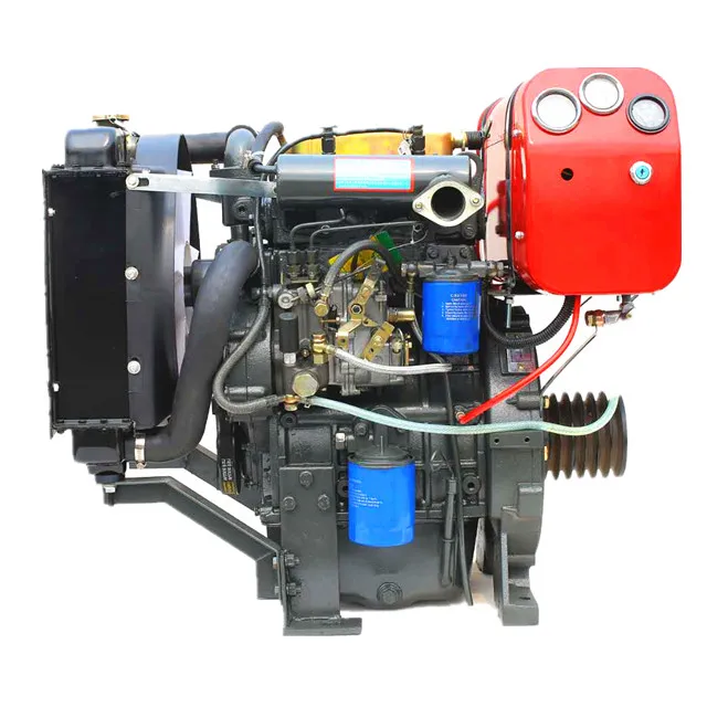  2 цилиндра 38hp сельскохозяйственный дизельный двигатель с