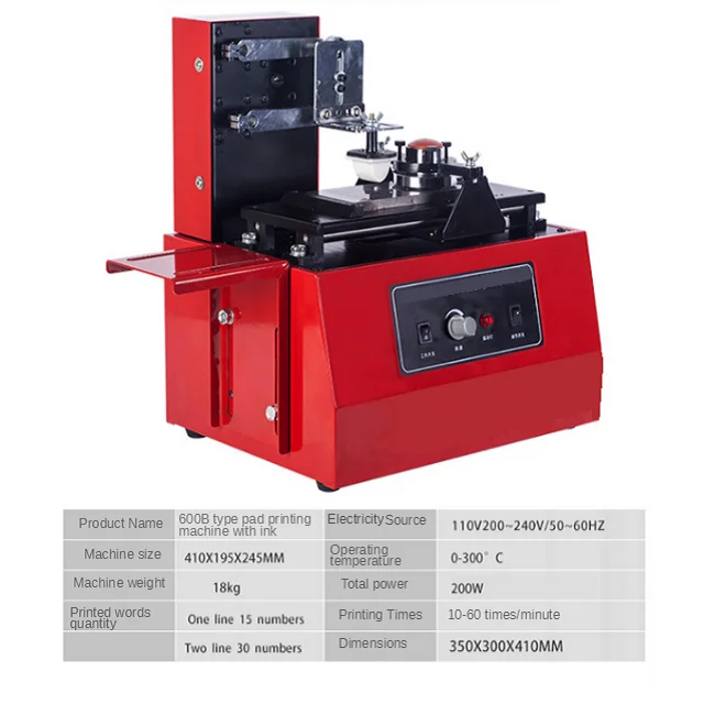 Ink Cup 1 Color Watch Dial Led Bulb Manualpad Printing Machine Price For Sale