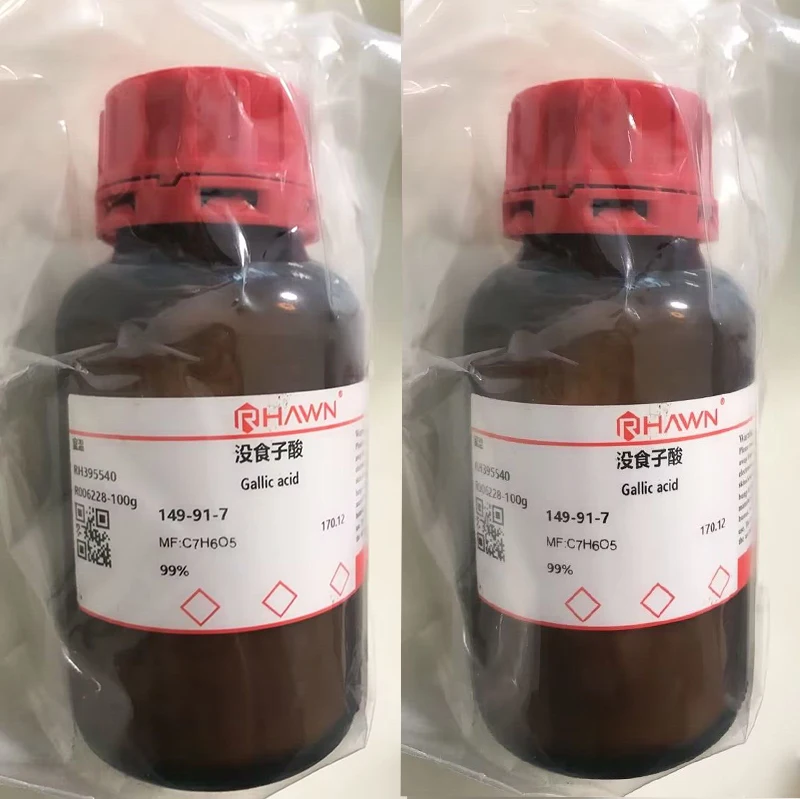 Hot Sale Chemical Reagent Cas Rn 149-91-7  Pyrogallol-5-carboxylic acid Gallic acid 99%100g