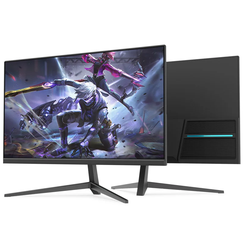 Qihui Gaming Monitor Free Sync with 144hz 27 inch frameless LED 24 inch replacement tv screen lcd gaming pc computer monitor
