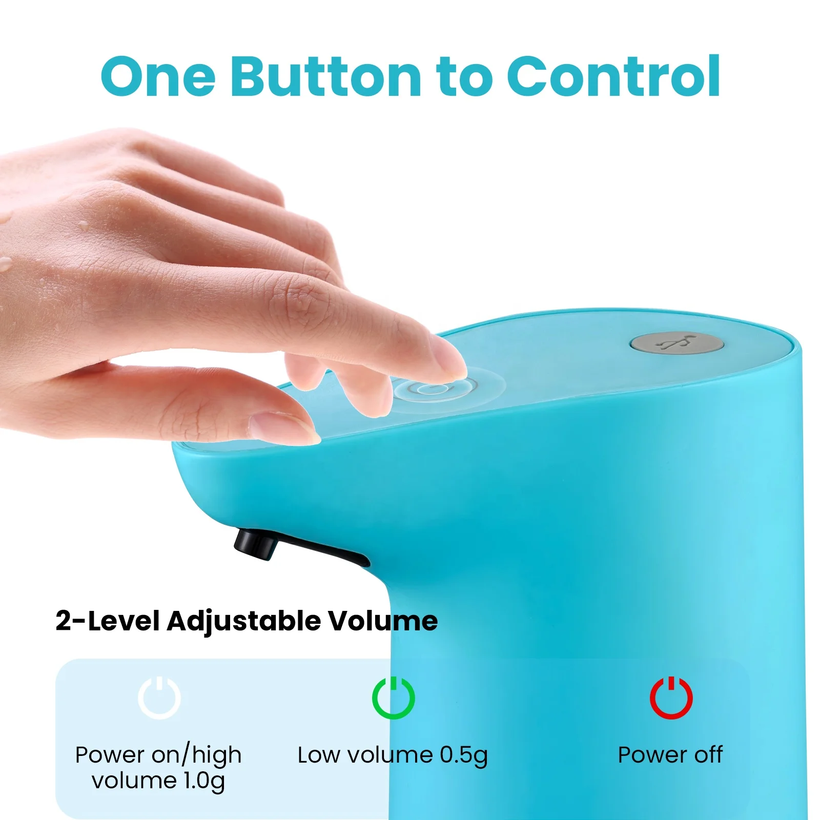 Eco Friendly ABS Touchless Sensor Foaming Soap Dispenser Modern Home and Hotel Automatic Hand Soap Dispenser