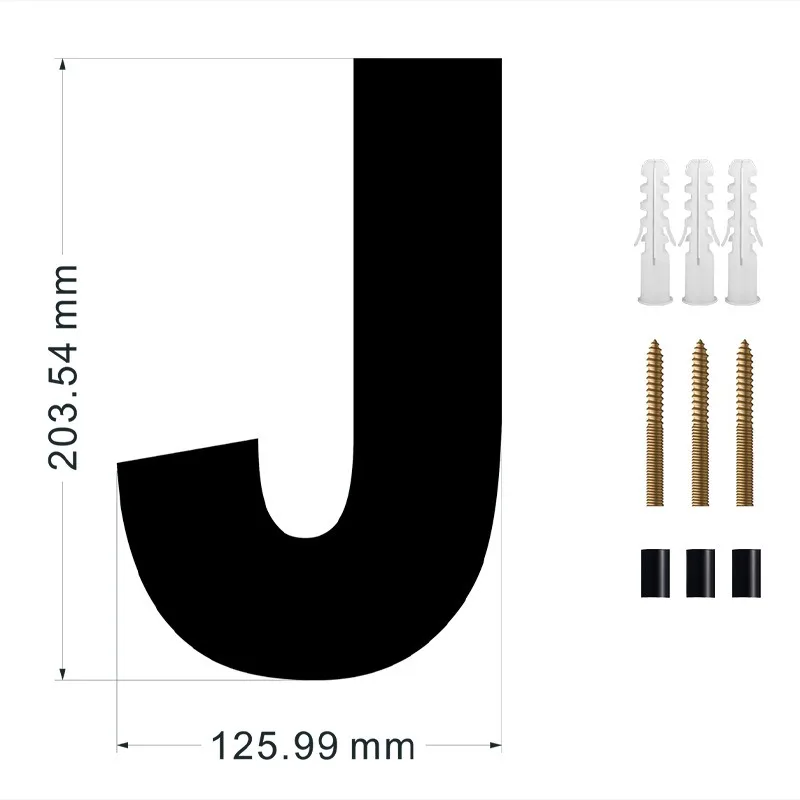 Company custom logo  8 inch 20CM   letter  house numbers hotel business logo signage